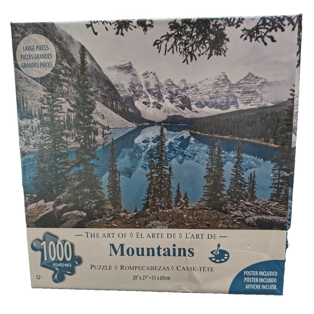 The Art of El Arte De L'Art De - Mountains  1000 Pieces New & Sealed in Box